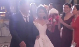 Đám cưới gián đoạn, khách mời la hét vì cuồng phong ở Philippines