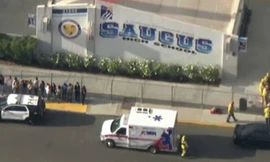 Trường trung học nơi xảy ra vụ xả súng. Ảnh: Reuters