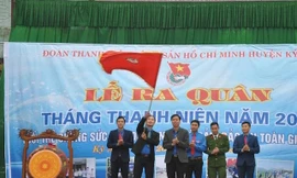 Lễ ra quân Tháng Thanh niên năm 2017 tại huyện Kỳ Anh.