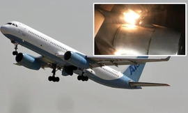 Máy bay chở 200 hành khách quay đầu khẩn vì cháy động cơ