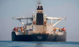 Tàu dầu Grace 1. Ảnh: AP