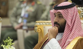 Thái tử Mohammed bin Salman. Ảnh: AFP