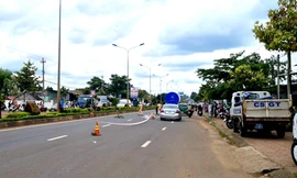 Hiện trường vụ tai nạn