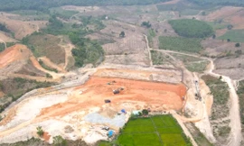 Dự án nâng cấp hồ chứa 118 tỷ đồng chưa bồi thường đã thi công 