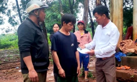 Trú mưa trong chòi rẫy, 2 thanh niên bị sét đánh tử vong