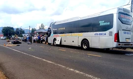 Tai nạn liên hoàn trên Quốc lộ 14, hai người tử vong tại chỗ