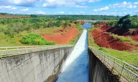 Thiệt hại sau vụ lỗ thủng trên thân đập thủy lợi ở Gia Lai