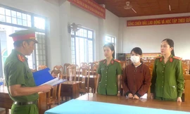 Một phụ nữ bị bắt vì xé biên bản, đạp Cảnh sát giao thông