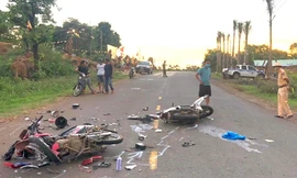 Hiện trường vụ tai nạn