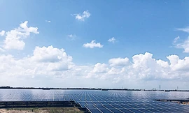 Một dự án điện mặt trời ở Ninh Thuận 