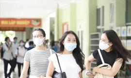 Thí sinh dự thi kỳ thi tốt nghiệp THPT lần 1 năm 2020 Ảnh: Như Ý 