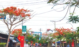 Một góc thị trấn Mỹ Xuyên 