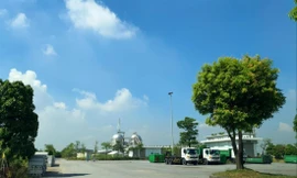 Dự án đầu tư Khu xử lý rác thải huyện Ðông Anh không một bóng người 