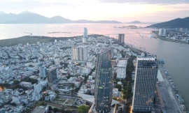 Ðà Nẵng vắng lặng trong đợt dịch COVID-19 bùng phát hồi tháng 8/2020. Ảnh: Thanh Hiếu 