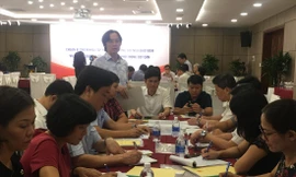 Cán bộ quản lý ở các Sở GD&ĐT, Phòng GD&ĐT tham gia tập huấn do Bộ GD&ĐT tổ chức. Ảnh: Nghiêm Huê