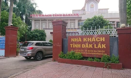 Nhà khách Tỉnh ủy Đắk Lắk, nơi bà Thảo được tuyển vào làm việc sau khi tốt nghiệp ngành kế toán với tên của chị gái