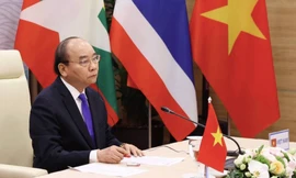 Thủ tướng Nguyễn Xuân Phúc dự hội nghị Ảnh: TTXVN 