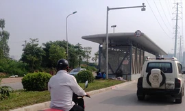 Xe bị xử phạt nguội vi phạm đi vào đường BRT nhưng chậm đưa lên hệ thống của Cục Đăng kiểm (ảnh minh họa)