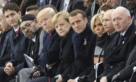 Nhiều lãnh đạo thế giới đã có mặt tại Paris hôm qua Ảnh: AP