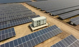 Một dự án điện mặt trời Ðắk Lắk. Ảnh: Huỳnh Thủy 