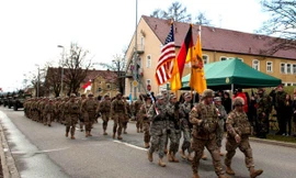 Lính Mỹ đồn trú ở Vilseck, Đức Ảnh: military.com