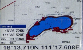 Loại dây để neo tàu trên bãi cạn, trụ bám đảo Hoàng Sa ảnh: Văn Chương 