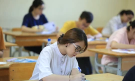 Thí sinh dự thi tốt nghiệp THPT Quốc gia năm 2019 Ảnh:Như Ý