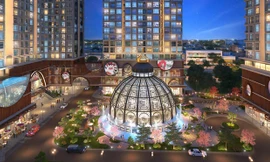 Hinode City dành nhiều diện tích cho tiện ích, cảnh quan