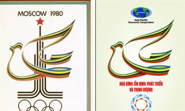 Tác phẩm gốc của họa sĩ Liên Xô cũ (trái) và tác phẩm đạo của Dương Ngân Hải 