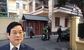 Căn nhà của ông Nguyễn Bắc Son tại phố Lý Nam Đế (Hà Nội)