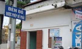 Trụ sở đội CSTT, nơi tạm giữ xe ông Mạnh. Ảnh: Duy Chiến