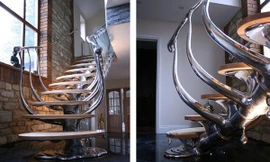 Độc lạ các mẫu cầu thang đầy phá cách