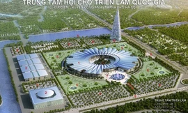 Phối cảnh dự án Trung tâm Hội chợ triển lãm quốc gia.