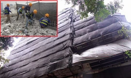 Cao ốc xây vượt tầng gần Hồ Gươm bất ngờ tháo dỡ