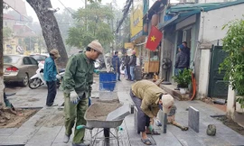 Hà Nội công bố kết luận thanh tra lát đá vỉa hè vào thời điểm cận Tết nguyên đán