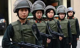 Chuyện ít biết về tiểu đội nữ Cảnh sát đặc nhiệm Hà Nội