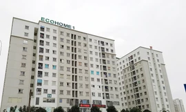 Khu nhà ở xã hội Ecohome 1 nơi ông Thọ đăng ký địa chỉ và hiện đang sinh sống cùng gia đình.