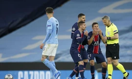 Sao PSG tố bị trọng tài xúc phạm trong trận đấu với Man City