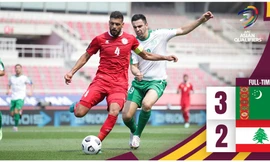 Turkmenistan thắng sốc Lebanon, Việt Nam rộng cửa đi tiếp ở vòng loại World Cup