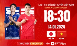 Xem trực tiếp Việt Nam vs Nhật Bản trên kênh nào, ở đâu?