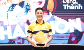 Cơ thủ Đặng Thành Kiên đoạt giải thưởng 250 triệu đồng