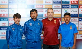 HLV U22 Thái Lan chuẩn bị kịch bản xấu nhất trước U22 Myanmar