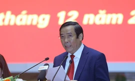 Phó Trưởng Ban Tổ chức T.Ư Nguyễn Thanh Bình trình bày báo cáo tổng kết. Ảnh: Như Ý