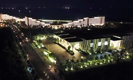 Toàn cảnh nơi diễn ra đêm Chung khảo HHVN 2018 tối nay