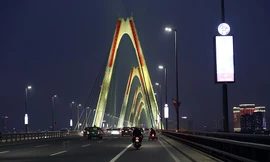 Cầu Nhật Tân, đại lộ Võ Nguyên Giáp rực rỡ trước hội nghị Mỹ - Triều