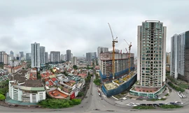 Ảnh 360 độ hiện thực đường Nguyễn Tuân trước thông tin được mở rộng trong năm nay