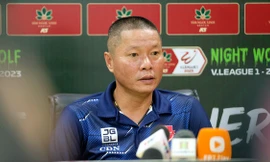HLV Chu Đình Nghiêm bất ngờ với kết quả thắng 2-0 trước Công an Hà Nội