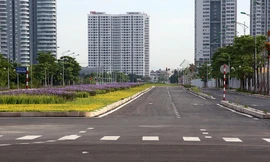 Mãn nhãn với tuyến đường 8 làn nối liền ba quận sắp được thông xe ở Hà Nội