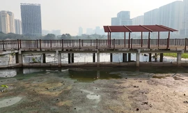 Thực trạng Công viên hồ Phùng Khoang được Chủ tịch Hà Nội 'chốt' yêu cầu hoàn thành trước Tết