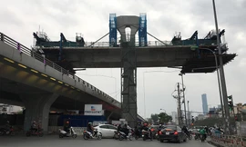 Cận cảnh tuyến đường sắt đô thị số 3 đội giá, triển khai ì ạch